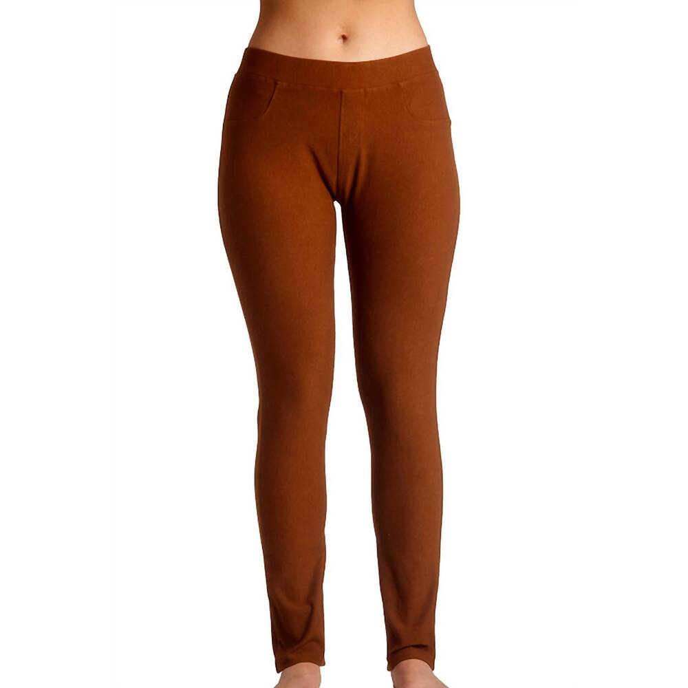 NEW ANGEL high rise jegging in cognac